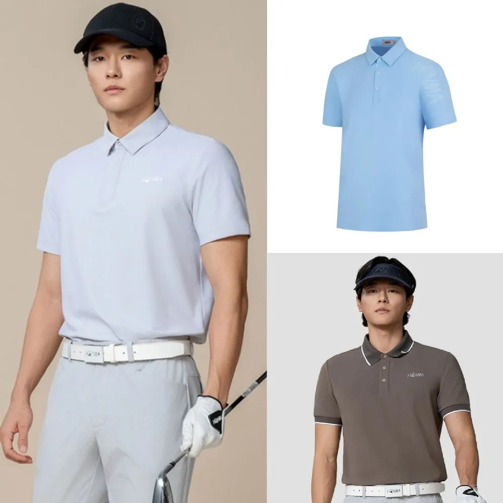 【HONMA 本間高爾夫】男款透氣短袖POLO衫 2025春夏款 日本高爾夫專業品牌 (M-2XL 多款多色任選)