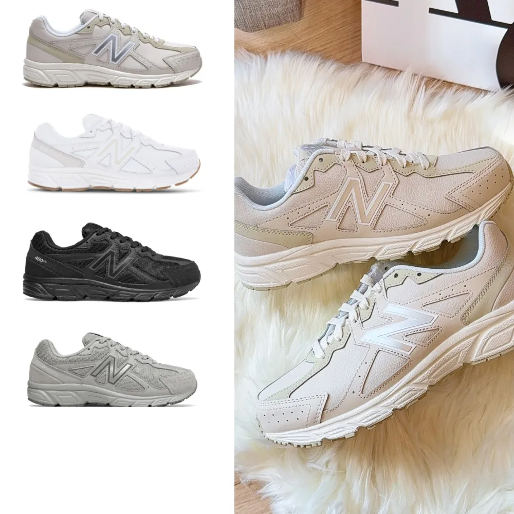 【NEW BALANCE】NB 運動鞋/慢跑鞋_女性_奶油白/灰/黑_W480SM5-4E_W480TG5-4E