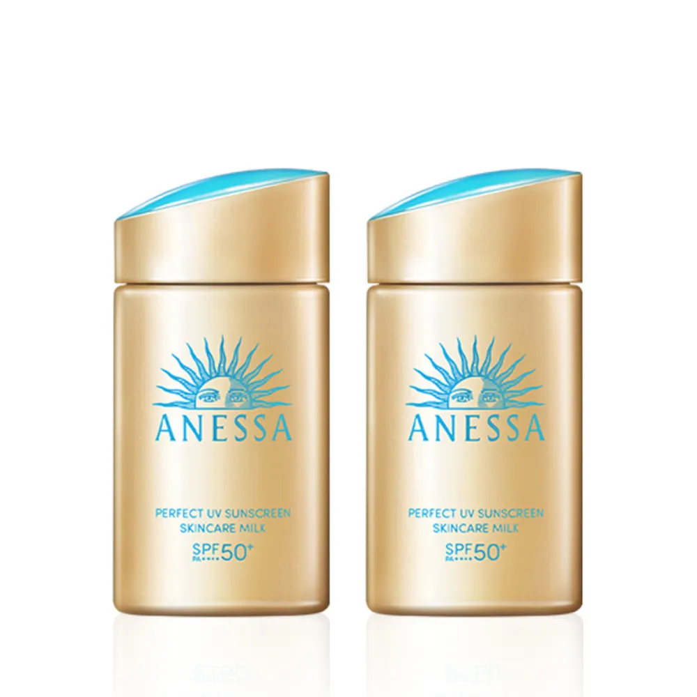 【ANESSA 安耐曬】金鑽高效防曬露NA 5X版 60mLx2入組(情人節禮物/父親節禮物)