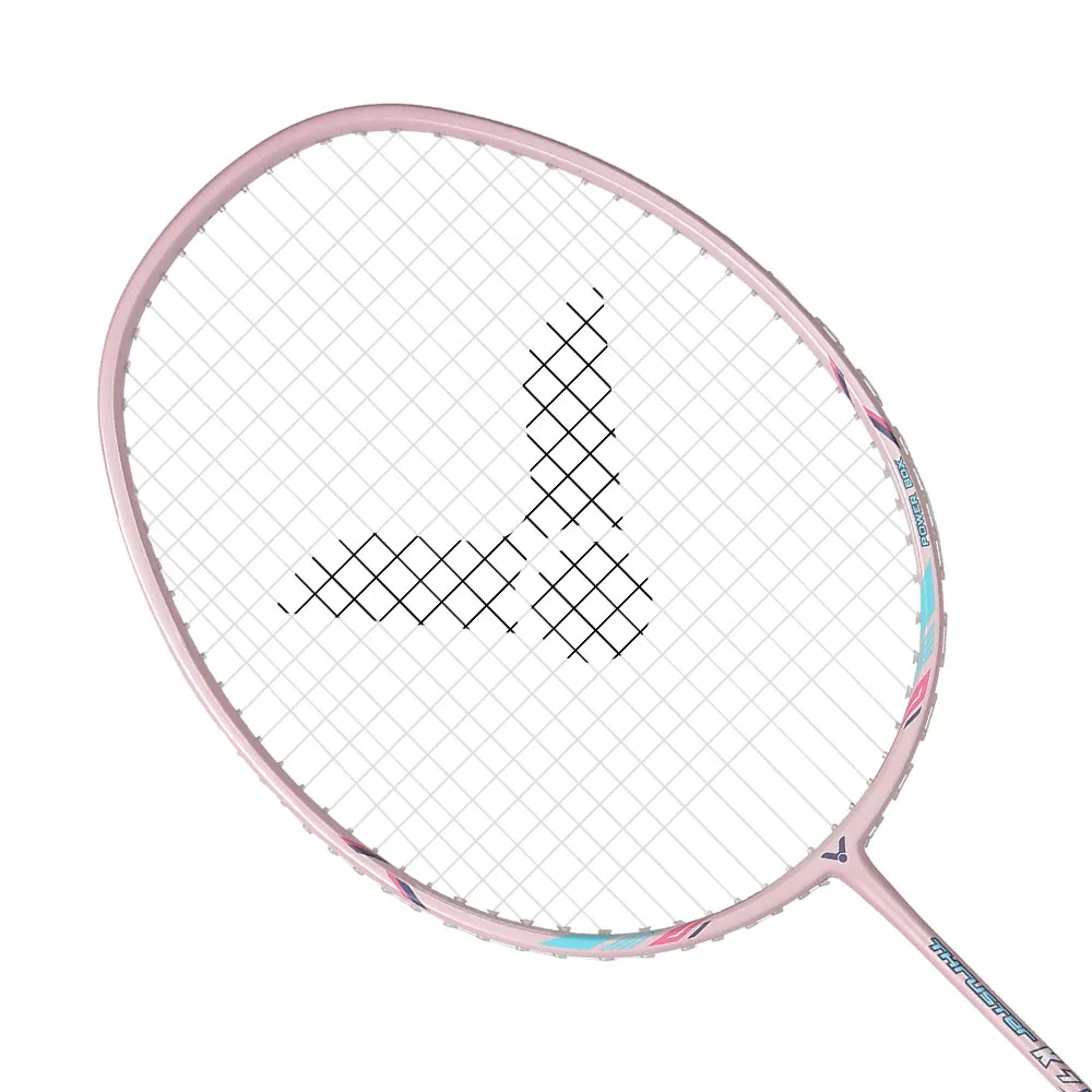 【VICTOR 勝利體育】THRUSTER K 7 PRO 穿線拍(TK-7 PRO I 亮粉色)