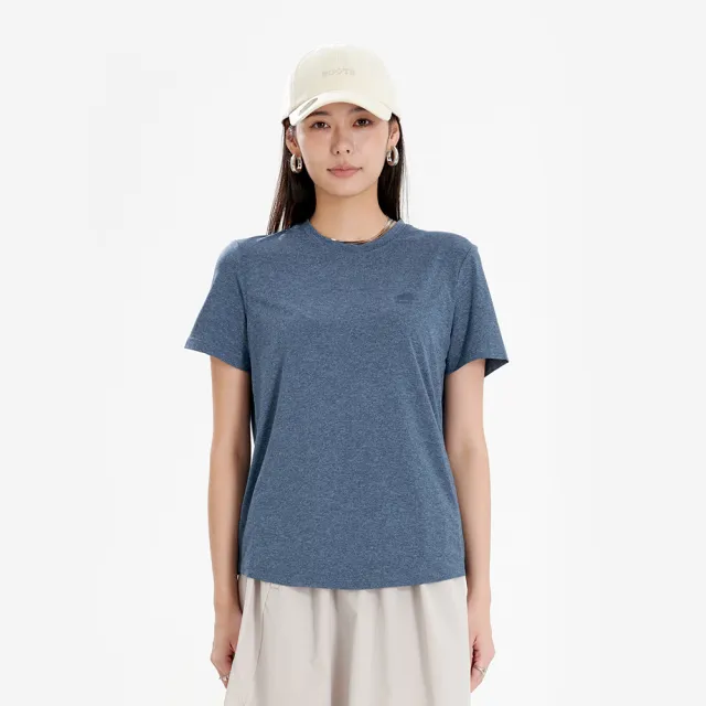 【Roots】RENEW KNIT CLASSIC 短袖上衣 (椒鹽藍)