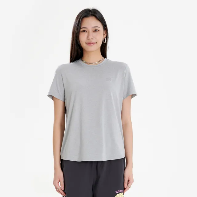 【Roots】RENEW KNIT CLASSIC 短袖上衣 (灰色)