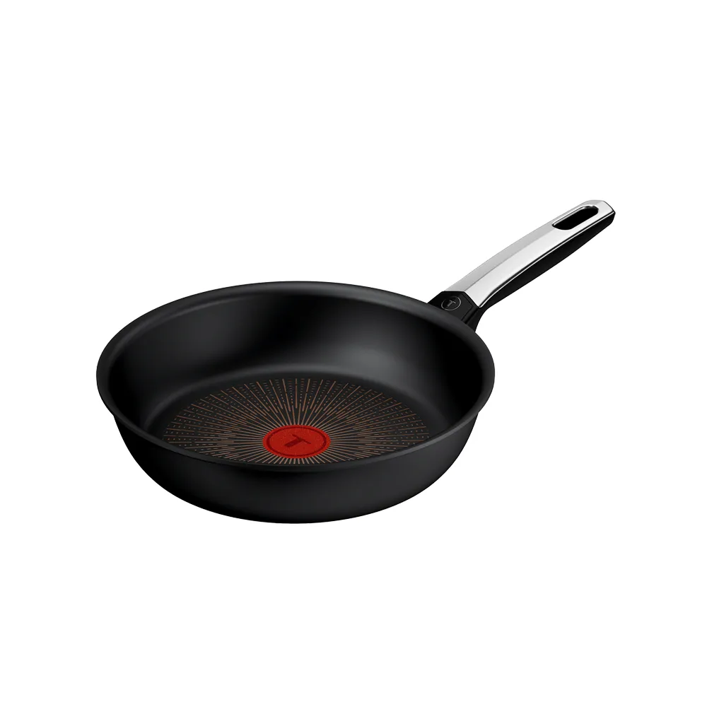 【Tefal 特福】法國製 精悍系列26cm不沾鍋平底鍋/硬悍鍋(不挑爐具、IH爐可用鍋)