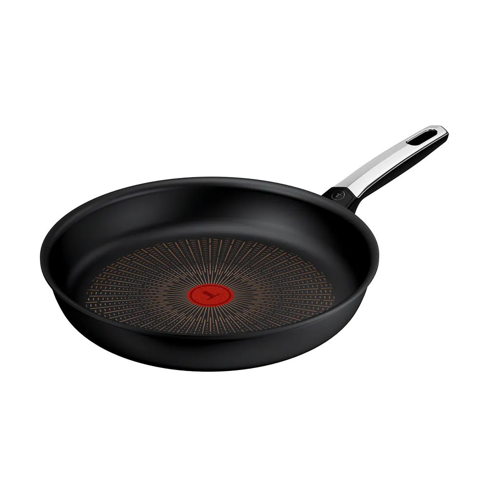 【Tefal 特福】法國製 精悍系列30cm不沾鍋平底鍋/硬悍鍋(不挑爐具、IH爐可用鍋)