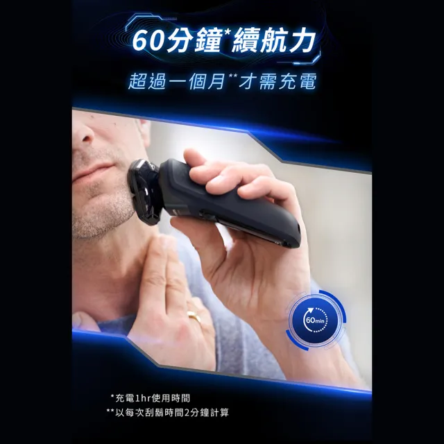【Philips 飛利浦】S5889/60 SkinIQ 5000系列智能電鬍刀-全能旗艦組(含無線清洗座/官方直營)