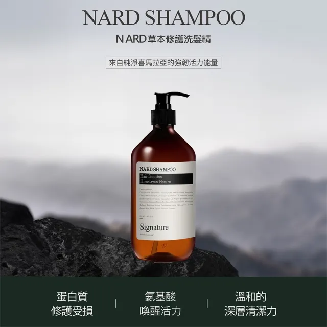 【NARD】草本修護沐浴露/洗髮精 500mlx3入(任選/薰衣草/茶樹/檸檬薄荷/經典款)