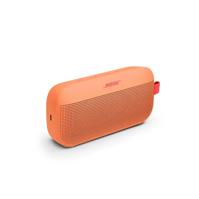 【BOSE】Soundlink Flex Ⅱ 防水防塵IP67 織帶掛環輕巧可攜式藍牙揚聲器 落日暖桃(第二代)