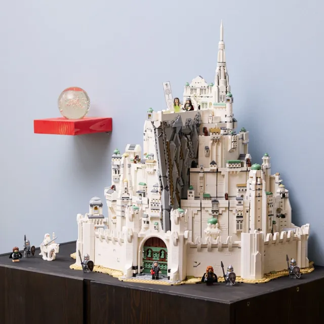 【LEGO 樂高】Icons 11377 The Lord of the Rings: 米那斯提力斯(魔戒 居家擺設 禮物 玩具)