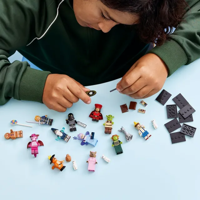 【LEGO 樂高】Minifigures 71053 史瑞克系列(隨機驚喜盒 角色人偶 禮物 玩具)