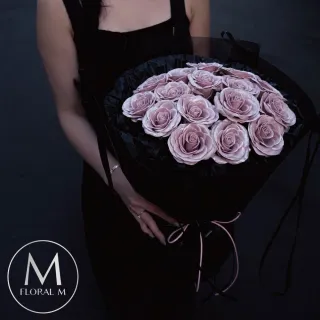 【Floral M】極致浪漫大型香水玫瑰花束 (情人節花束/告白禮物/求婚花束/鮮花花禮/香水花束/生日花束)