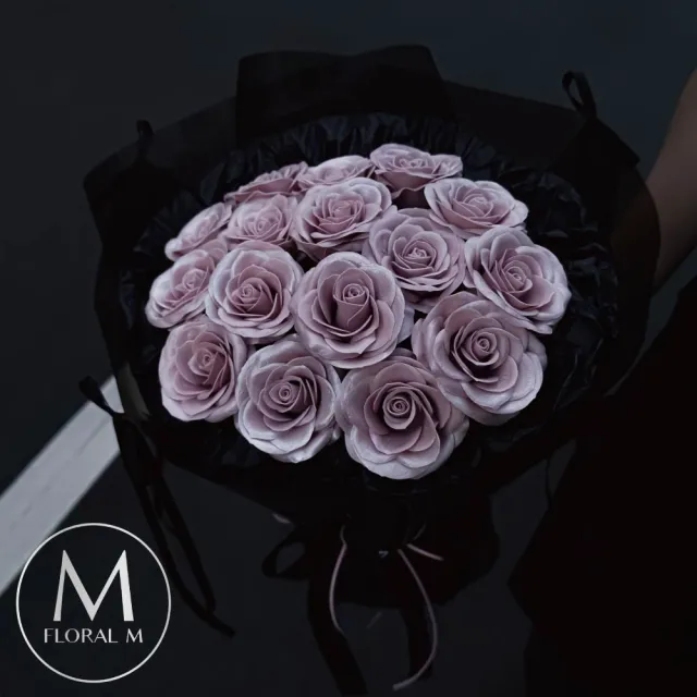 【Floral M】極致浪漫大型香水玫瑰花束 (情人節花束/告白禮物/求婚花束/鮮花花禮/香水花束/生日花束)