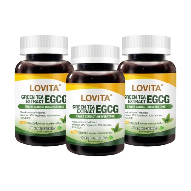【LOVITA 愛維他】苦瓜胜肽草本複方素食膠囊 3入組 180顆(鉻 武靴藤 桑樹葉 辣木葉)