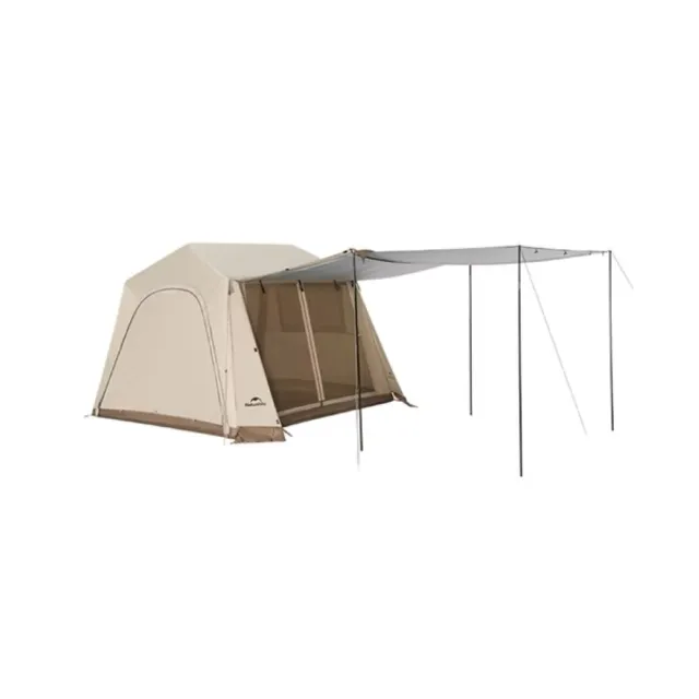 【Naturehike】Village6.0銀膠一室兩廳屋脊充氣帳篷3-4人 一般款(總代理公司貨)