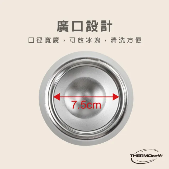 【THERMOcafe 凱菲】不鏽鋼真空保溫食物罐890ml(TCHF-890)