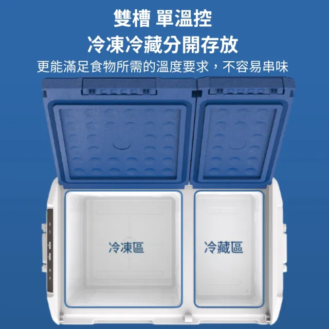 【Alpicool】冰虎 65公升 雙槽行動冰箱 車用移動冰箱 露營 冷藏冷凍 美規強效壓縮機 ZA65 總代理公司貨