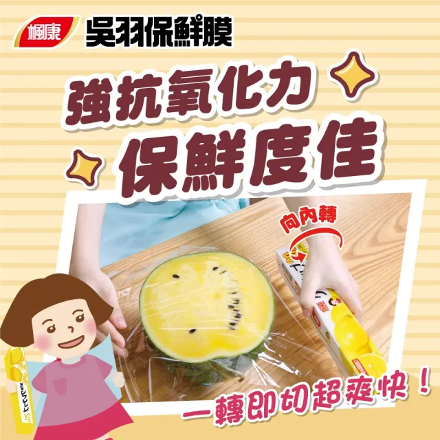 【楓康】吳羽保鮮膜 20m 三件組(大30cm+中22cm+小15cm)