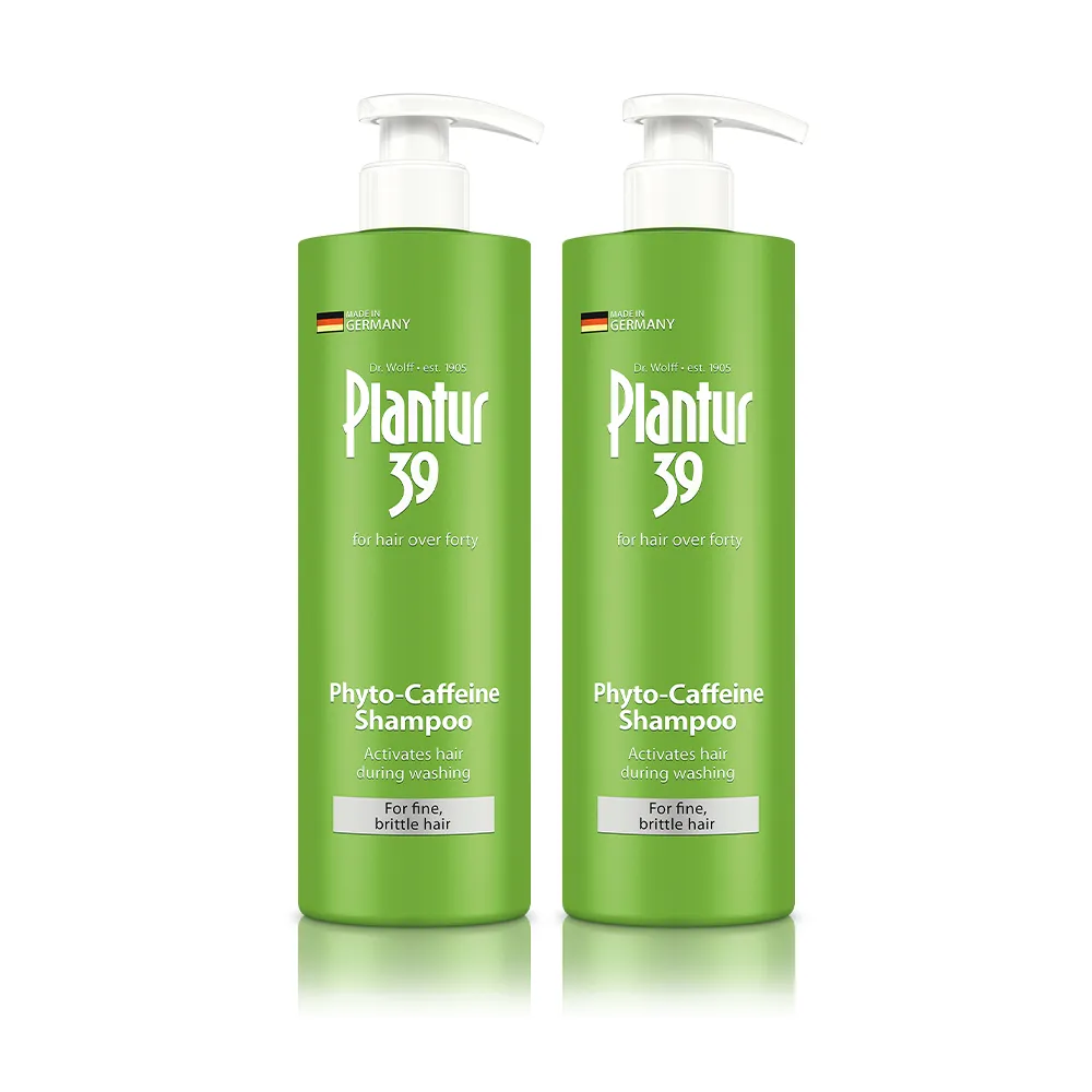 即期品【Plantur 39】植物與咖啡因洗髮露細軟髮專用500ml(二入組) 效期202702