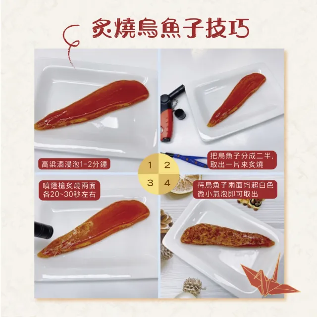 【團圓烏魚子】第一名金鑽野生烏魚子4兩1盒 (日本人喜愛 外銷日本第一名)