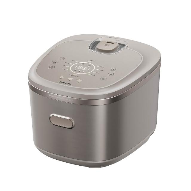 【Philips 飛利浦】抽UX20戰鬥陀螺_粒粒安 無塗層/不鏽鋼 IH智慧電子鍋_HD5225/60