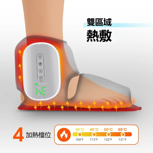 【ANTIAN】電熱保暖熱敷腳底按摩儀 足部防寒發熱帶 腳踝熱敷帶 暖足器 腳底保暖神器(非醫療使用)