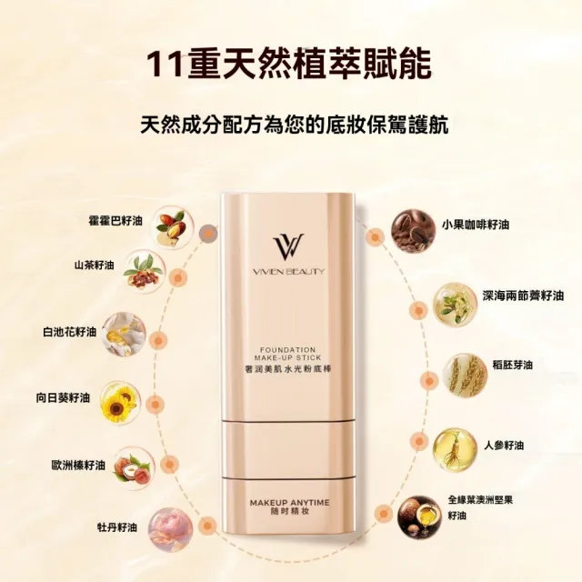 【Addme 愛戴美】雙頭無暇粉底棒20g 遮瑕 提亮美白 粉底液 遮瑕棒
