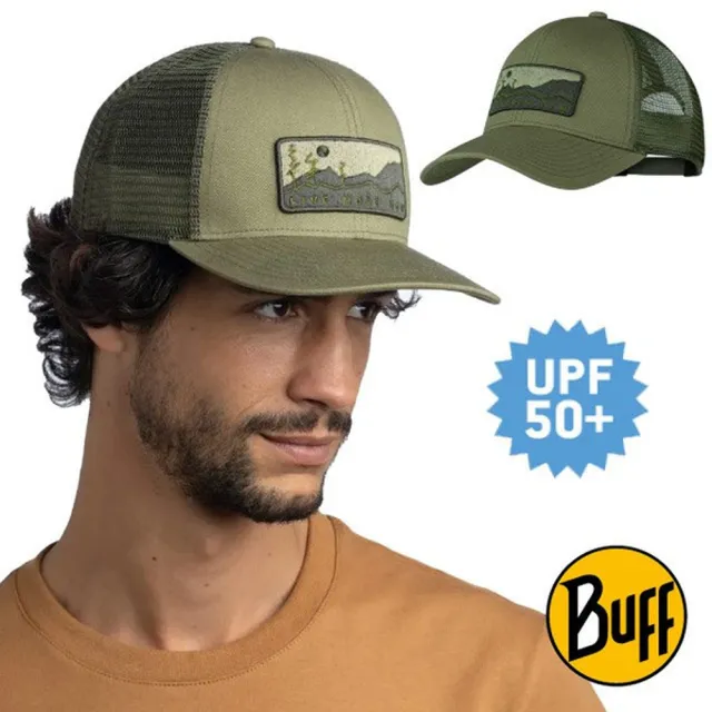 【BUFF】防曬遮陽 探險家棒球網帽.登山健行帽.休閒運動帽/BF133561-809 水漾森林