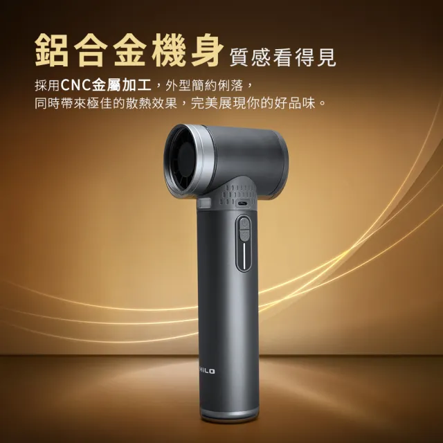 【Philo 飛樂】加碼贈簡配 旋風王Pro 12000mAh 鋁合金無刷 暴力風槍 PF800C 吹塵/強力吹風機/風槍