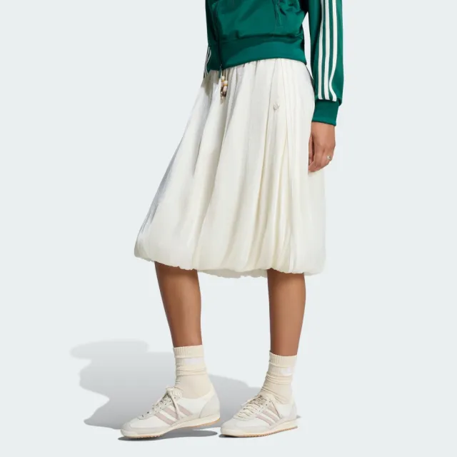 【adidas 愛迪達】運動 休閒 短裙 女裙 LONG SKIRT (LD6439)