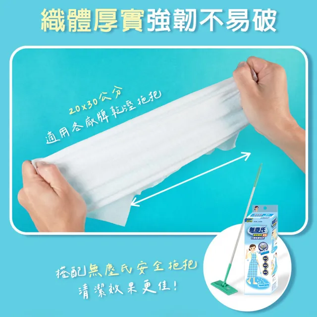 【Pawluck Party 寶兒樂】無塵氏鳳梨酵素拭拖兩用布12片*12包入-箱購(寵物居家/貓狗毛孩用/清潔)