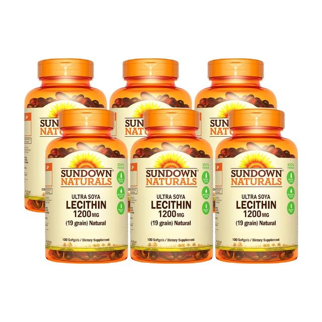 即期品【Sun 日落恩賜】超級61頂級卵磷脂膠囊6瓶組(共600粒)
