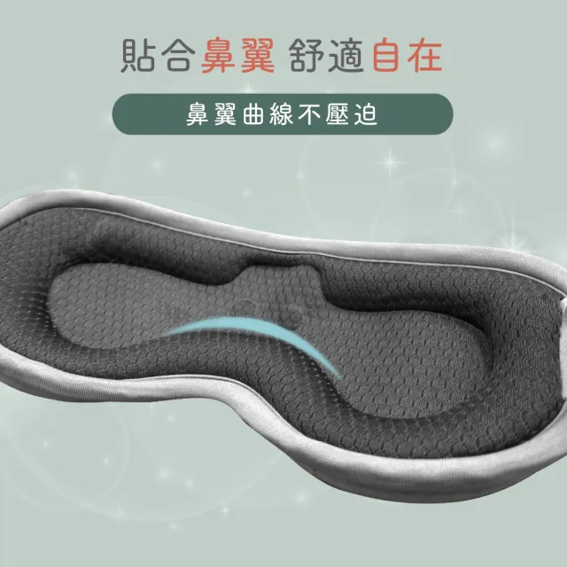 【Beroso 倍麗森】恆溫式3D立體熱敷眼罩(開學必備 熱敷眼罩 遮光眼罩 睡眠眼罩 教師節 禮物 99購物節)