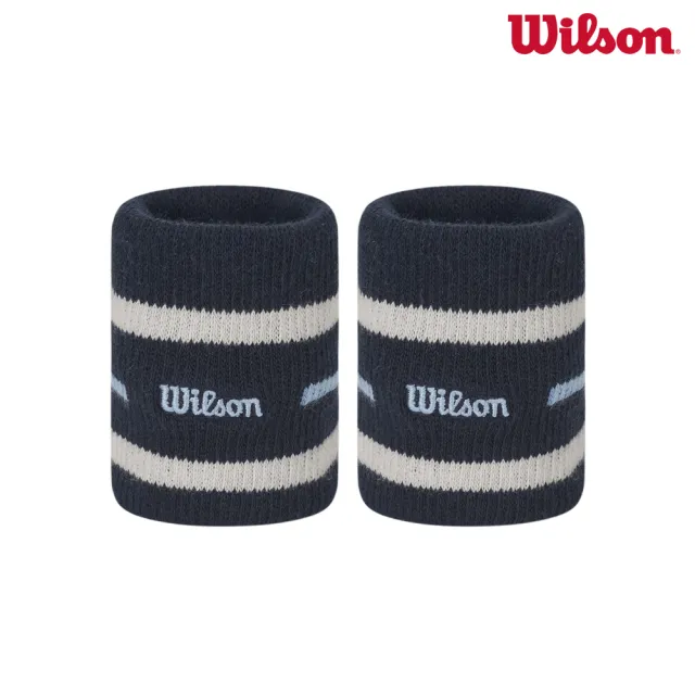 【WILSON】Classic Terry Wristbands Classic Navy 配件 護腕 海軍藍 WA00087U001002