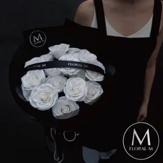 【Floral M】經典的愛大型香水玫瑰花束(情人節花束/告白禮物/求婚花束/鮮花花禮/香水花束/生日花束)