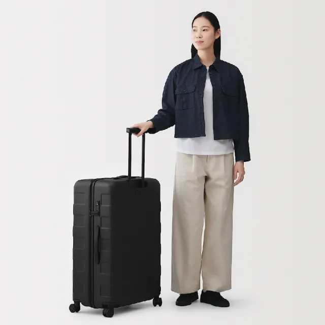 【MUJI 無印良品】四輪硬殼止滑拉桿箱105L(共5色)