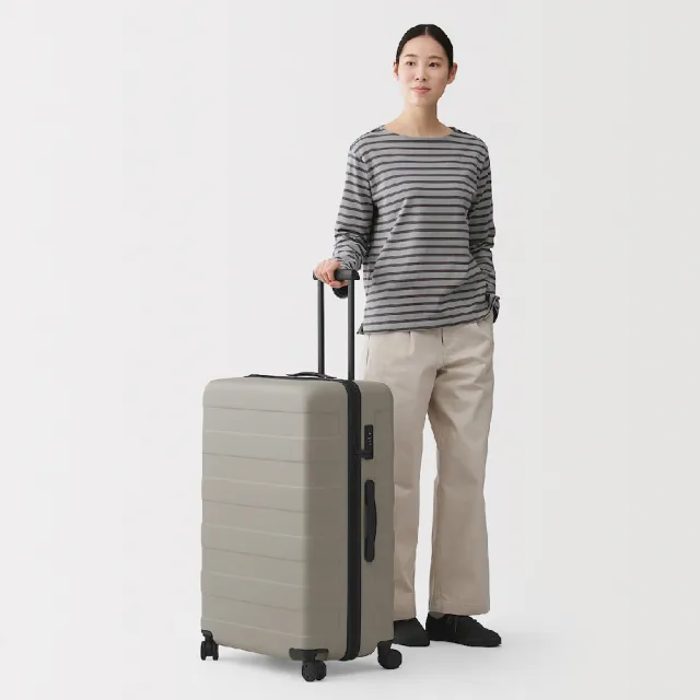 【MUJI 無印良品】四輪硬殼止滑拉桿箱105L(共5色)