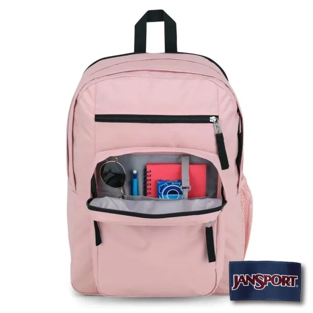【JANSPORT】雙11 BIG STUDENT 校園系列後背包(玫瑰粉)