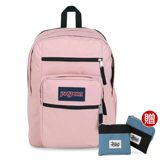 【JANSPORT】雙11 BIG STUDENT 校園系列後背包(玫瑰粉)