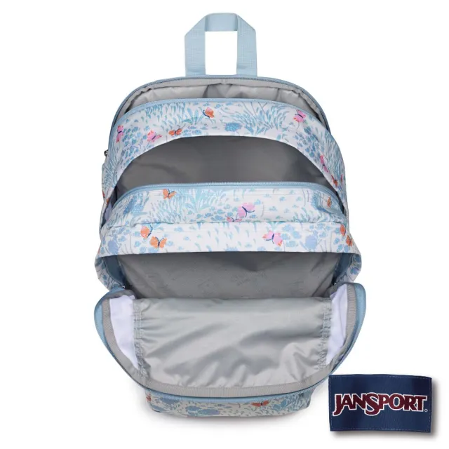 【JANSPORT】雙11 BIG STUDENT 校園系列後背包(輕盈白)