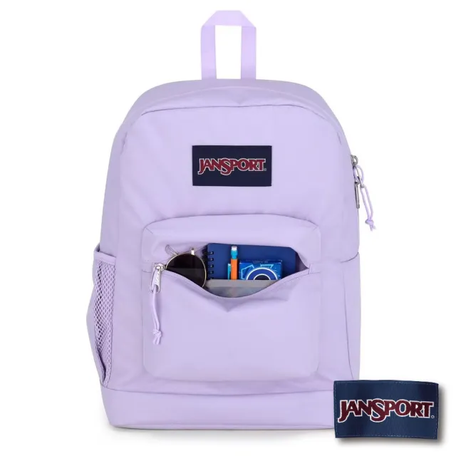 【JANSPORT】雙11 CROSS TOWN PLUS 校園系列後背包(柔和紫)