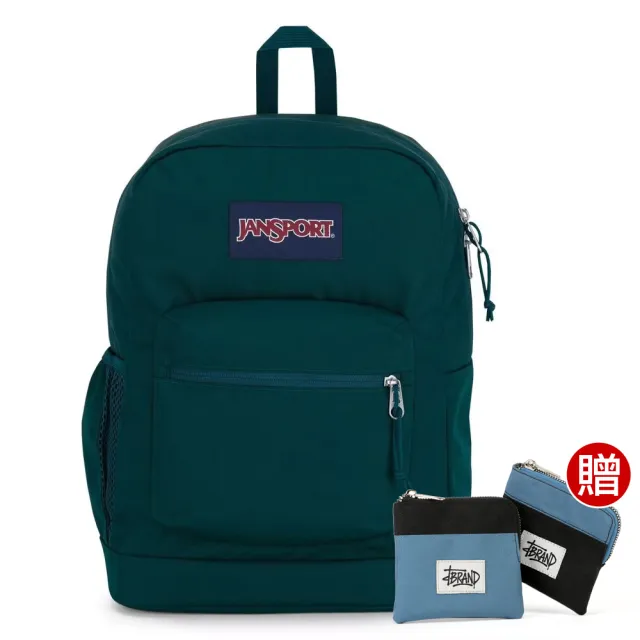 【JANSPORT】CROSS TOWN PLUS 校園系列後背包(杜松綠)