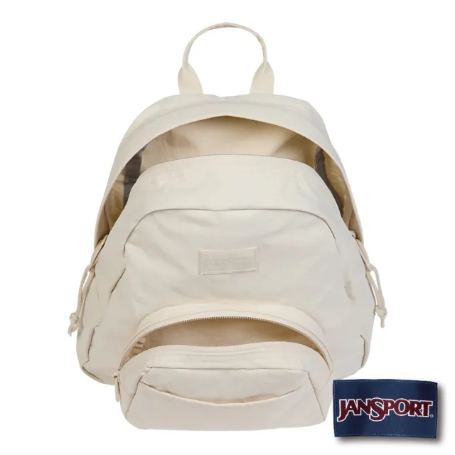 【JANSPORT】雙11 HALF PINT FX 校園系列小款後背包(銀灰白)
