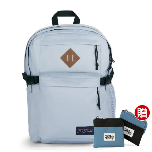 【JANSPORT】MAIN CAMPUS 校園系列後背包(粉嫩藍)