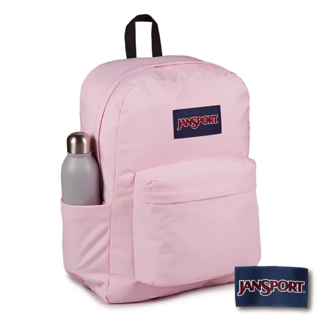 【JANSPORT】雙11 SUPERBREAK PLUS 校園系列後背包(冰晶粉)