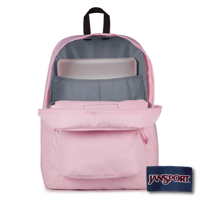 【JANSPORT】雙11 SUPERBREAK PLUS 校園系列後背包(冰晶粉)