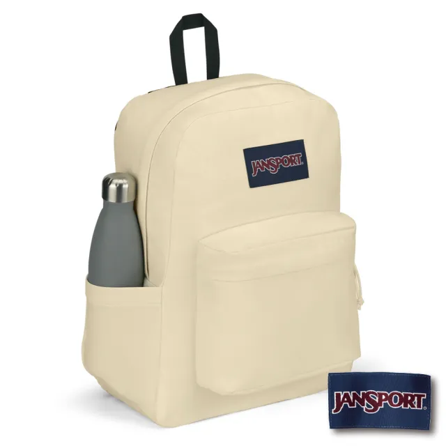 【JANSPORT】雙11 SUPERBREAK PLUS 校園系列後背包(椰奶白)
