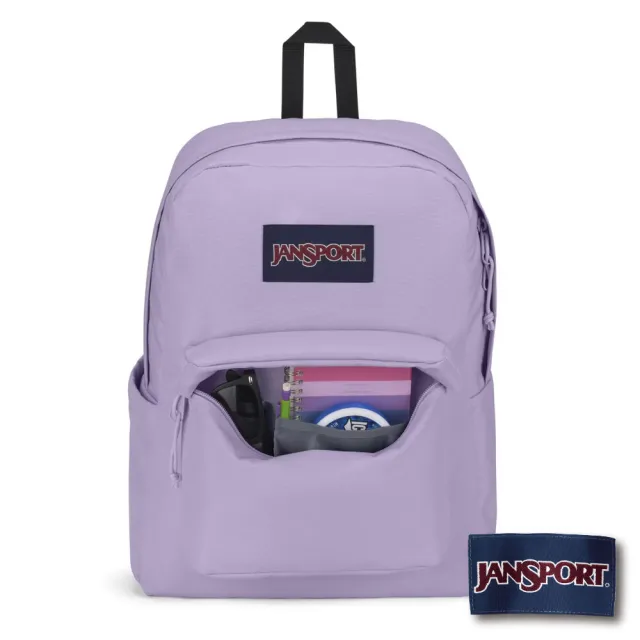 【JANSPORT】雙11 SUPERBREAK PLUS 校園系列後背包(柔和紫)