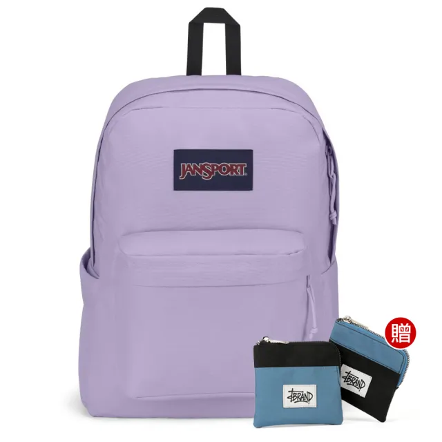 【JANSPORT】SUPERBREAK PLUS 校園系列後背包(柔和紫)