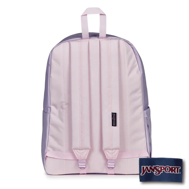 【JANSPORT】雙11 SUPERBREAK PLUS CHARMED 校園系列限量吊飾款後背包(柔和紫)