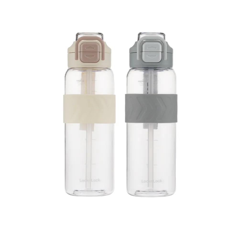 【LocknLock 樂扣樂扣】官方直營 雙飲口彈蓋提帶水壺 1000ml (二色任選)
