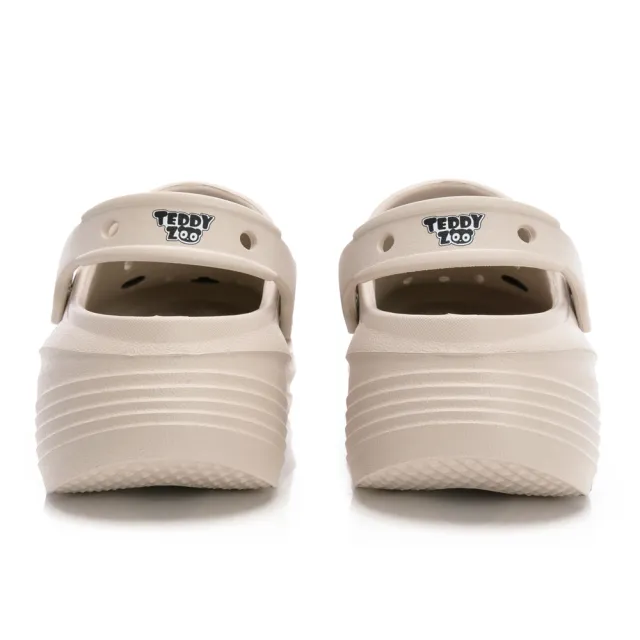 【Teddy Zoo】COOL涼系 2WAY晴雨兩穿洞洞鞋-杏-版型偏大-TZ1001